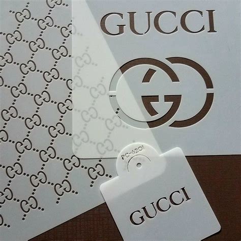 gucci stencil ebay|Gucci brand stencils.